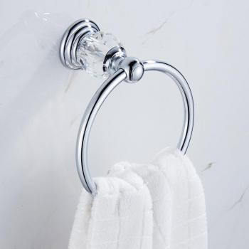 Leyden Chrome Alloy Towel Ring