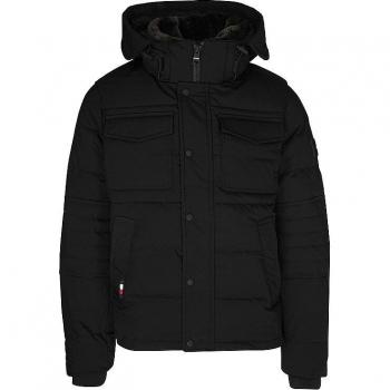 Tommy Hilfiger Daunenjacke Rockie MW0MW32790 Schwarz Regular Fit XXL male