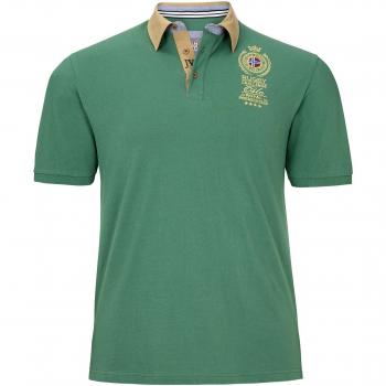 Jan Vanderstorm Herren Kurzarm Poloshirt Joakim grün 4XL (68/70)