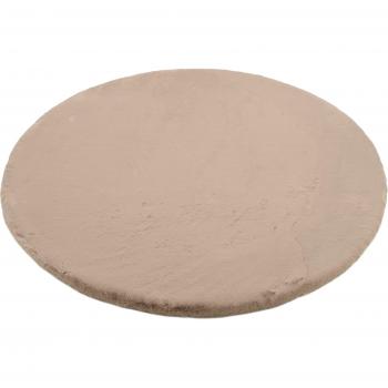 Runder Fellteppich „Alisä“ – 120 cm, 38 mm, kuschelig weicher Flor