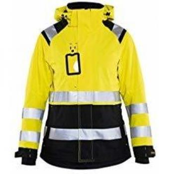 Chaqueta de seguridad femenina XL en amarillo fluorescente/negro – modelo BLAKLADER 4904