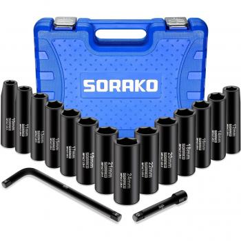 Set Chiave a Bussola da 10-24 mm con Espansione
