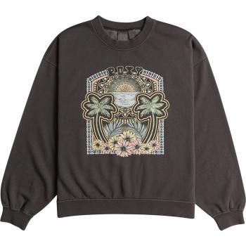 Girls Roxy Line Up Sweatshirt in Phantom 12 Years