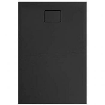 Receveur de douche noir basalte Terreno 120 x 80 cm ALLIBERT