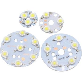 CREE 3W 5W 7W High Bright LED Diode with Round PCB for Flashlight DIY