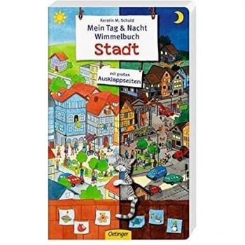 Mein Tag & Nacht Wimmelbuch. Stadt