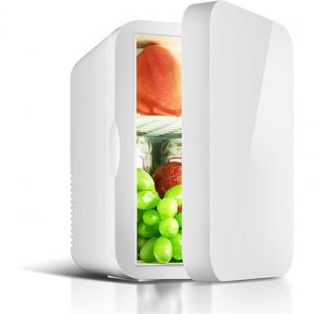 Compact Dual-Use Mini Refrigerator