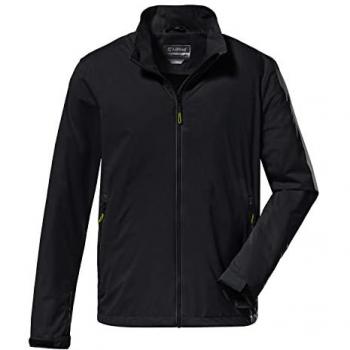 KILLTEC Herren Softshelljacke KOS 8 MN, packbar, Stehkragen, schwarz, 4XL
