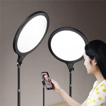 Nail Art Monopod with LED Ring Flash and Mobile Holder