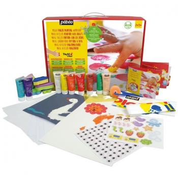 Coffret Tactil Color « Je peins avec les doigts » Pébéo