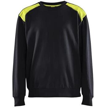 Sweat Col Rond Blaklader Jaune Fluo 4XL