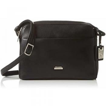 Picard Really 25 cm Black Leather Shoulder Bag