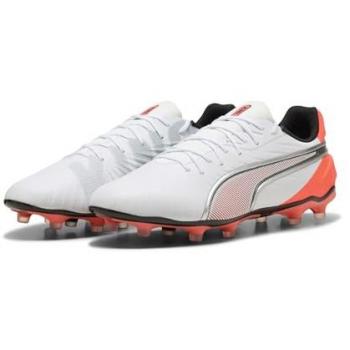 Puma King Match Scarpa da Calcio Unisex FG/Ag Bianco