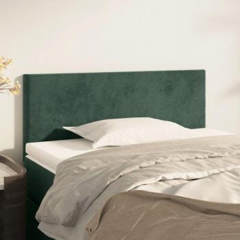 Tappetino Testa Verde Scuro 80x5x78/88 cm Velluto