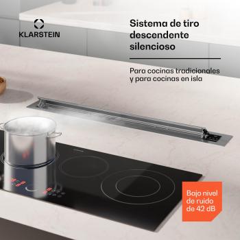 Klarstein 90cm A+ Rated Airflow Hood – 708m³/h, Touch & Boost