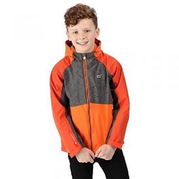 Regatta Kindermantel Regen „Hydrate IV“ – Reflektierende Farbe Blaze Orange