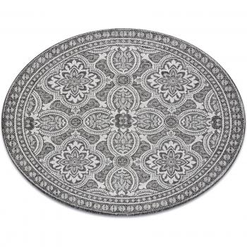 RUGSX Grey Circle Rug 160 cm