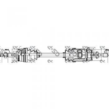 Industrial Drive Shaft 241002 – Heavy‑Duty Connector