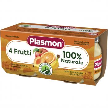 Plasmon Omogeneizzato 4 Frutti 2x80g