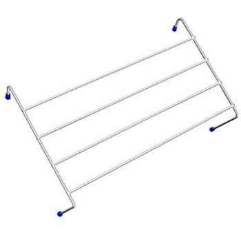 Metaltex 4222079‑HH Portable 4‑Bar Radiator Airer, White, 61×35×15 cm