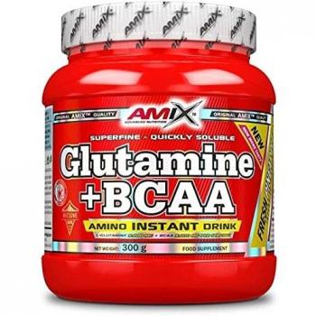 Amix Glutamina + Bcaa 300 gr Piña Polvo