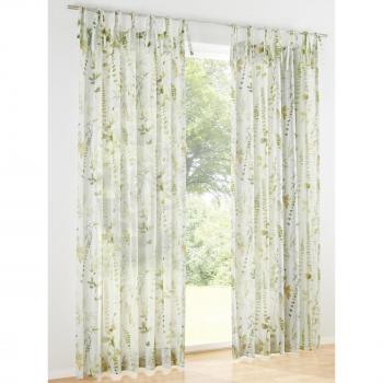 Kutti Halbtransparente Gardine »Jungle«, mit Bindebändern