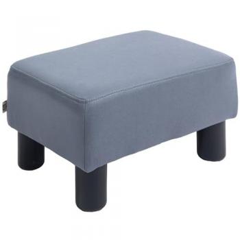 Luxury Small Microfiber Cloth Footrest Seat Ottoman