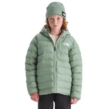 Overdri Con Cappuccio Verde Pallido, Modello Reversible – TNF Bambina M