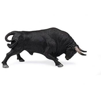 Toro Bravo Negro Zaino Embistiendo