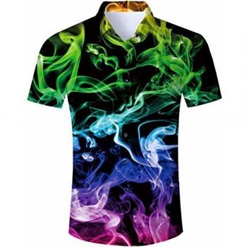 Men’s Outdoor Hawaiian Print Shirt – Goodstoworld Kurzarm