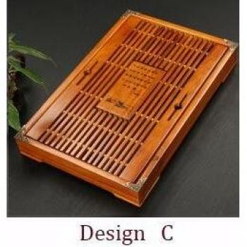 Traditional Chinese Tea Tray for Teapot and Cups 43x28x6cm