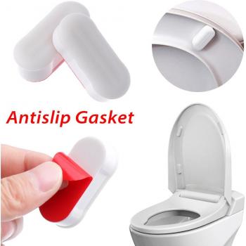 Protección para asiento de inodoro, almohadillas antideslizantes