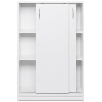 Intertrade Kosmo 16‑Fach Wäscheschrank – Schiebetür, MDF, 111 cm
