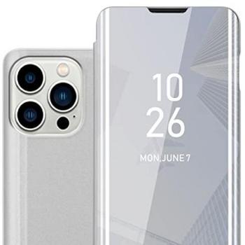 Étui Miroir Agate Argent pour iPhone 14 Pro – Protection Totale