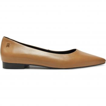 Tommy Hilfiger Th Pointy Ballerinas in Khaki FW0FW08291