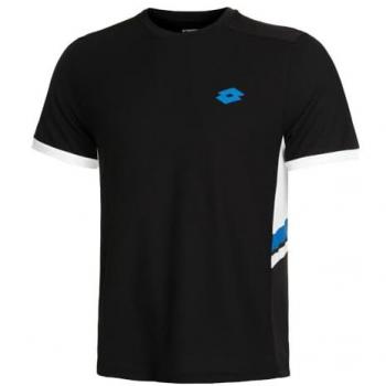 Lotto Squadra III T-shirt Heren Korte Mouwen Zwart
