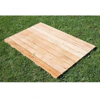 Pedana Doccia Antiscivolo in Legno 120x80cm ATI