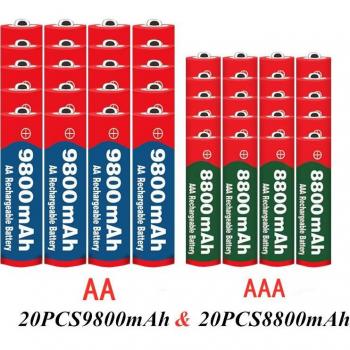 Piles Rechargeables Longue Durée 1.5V