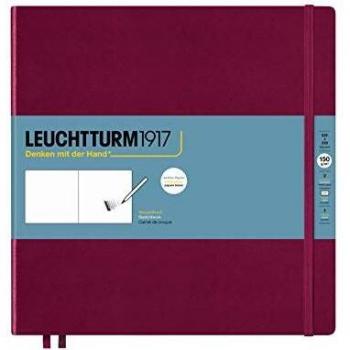 Libreta Sketchbook Cuadrada Leuchtturm 150g/m² Tapa Dura Rojo