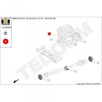 Amortisseur moteur TEDGUM TED98030