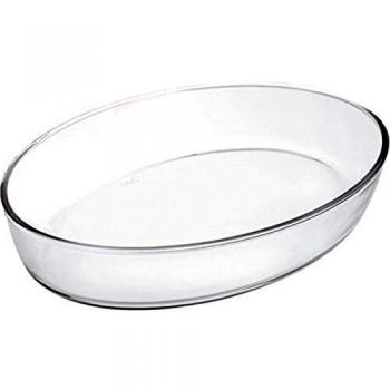 Glossy Crystal Plate – 13.8″ × 9.8″ × 2.6″