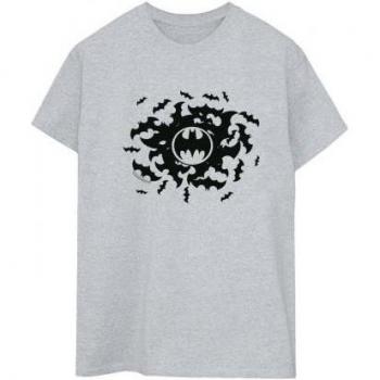 Maglietta in Cotone Donna Batman Bat Swirl