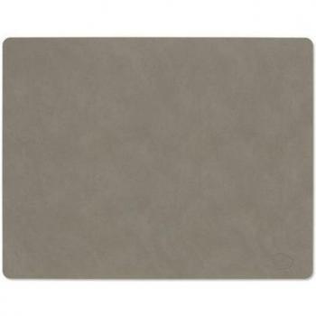 LIND DNA Tischmatte Nupo Quadrat L flint grau