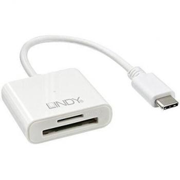 Lecteur de Cartes mémoire externe MicroSD/SD Lindy avec USB-C® USB 3.2 (Gen)