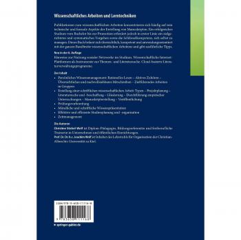 Wissenschaftliches Arbeiten und Lerntechniken: Erfolgreich studieren
