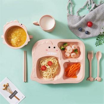 6PCS Dinosaur Baby Dinnerware