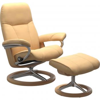 Stressless® Relaxsessel Consul, Eiche Gestell, Größe L, Signature Base