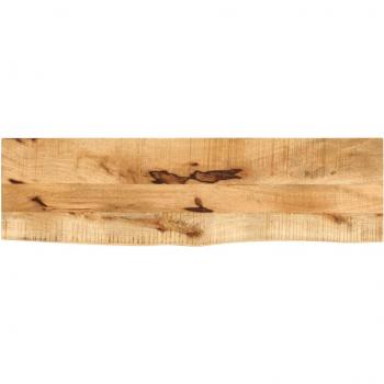 Live Edge Solid Wood Table Top 120x20x2.5 cm Rough Mango vidaXL