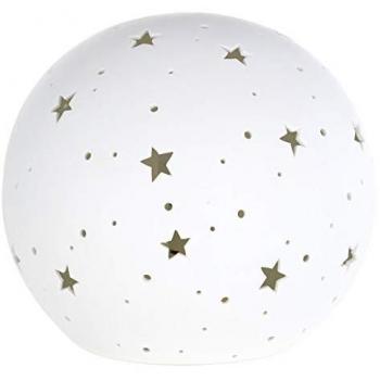 Ceramic White Orb Night Light for Kids