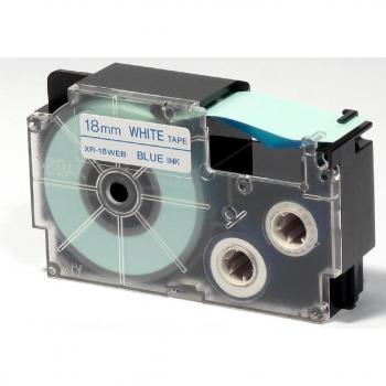 CASIO EZ-Label Printer XR-18WEB1 Label Tape 18mm Blue on White